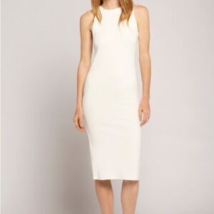 NWT Current/Elliott Ava Midi Dress in White